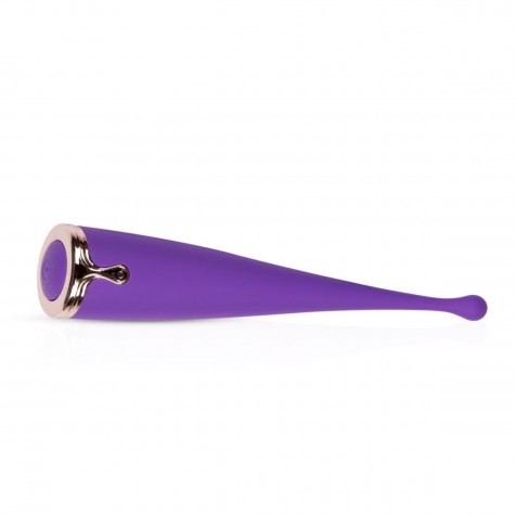 Фиолетовый клиторальный вибратор The Countess Pinpoint Vibrator - 19 см.